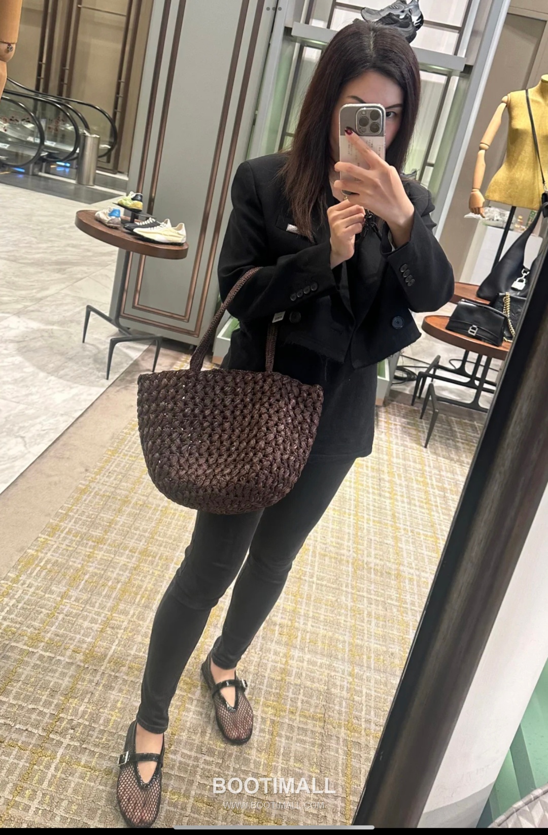 The Row Estelle Raffia Basket Natural Beige Tote Bag 마고 에스텔 라피아 바스켓 천연 베이지 토트백 27.5cm 5