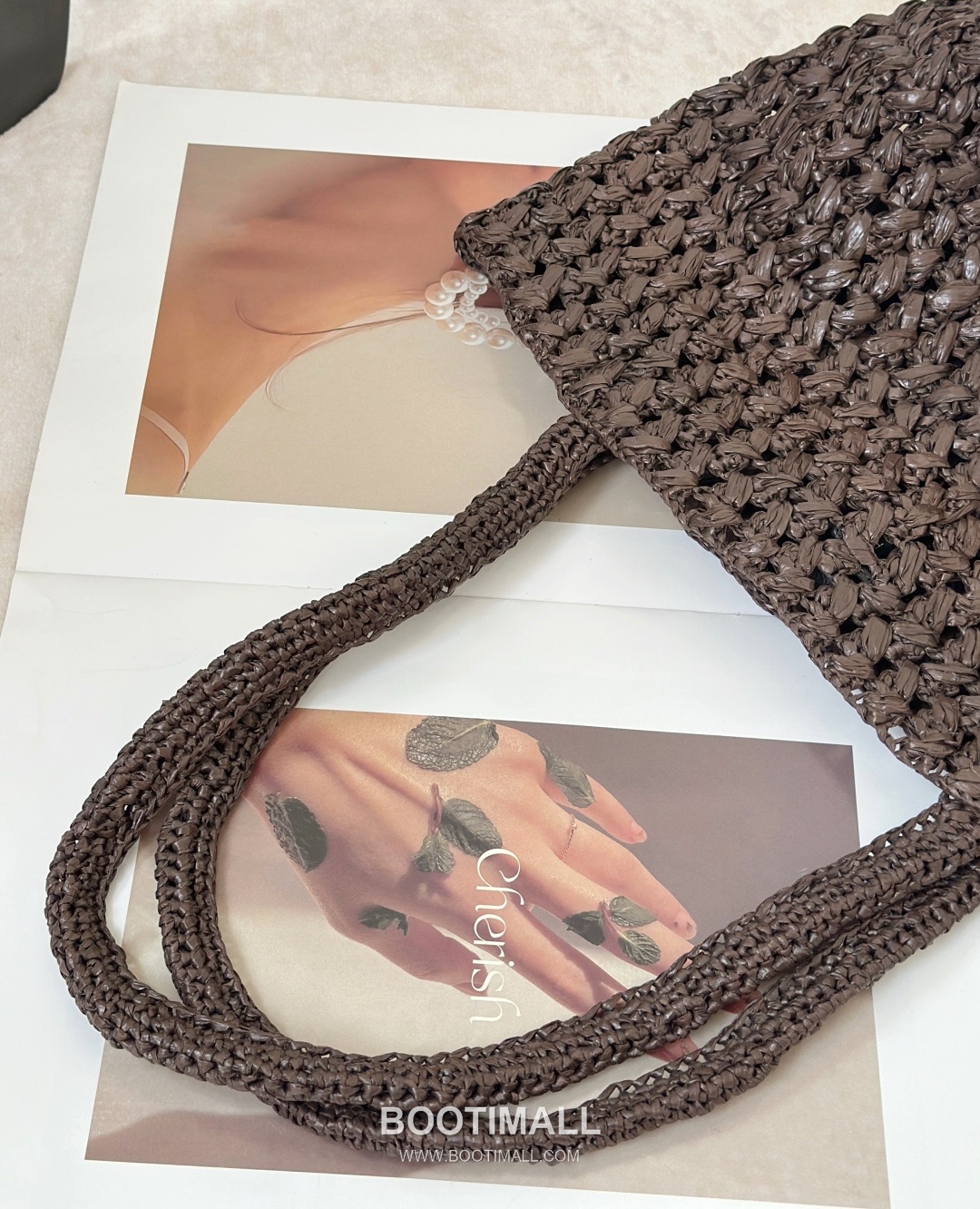 The Row Estelle Raffia Basket Natural Beige Tote Bag 마고 에스텔 라피아 바스켓 천연 베이지 토트백 27.5cm 16