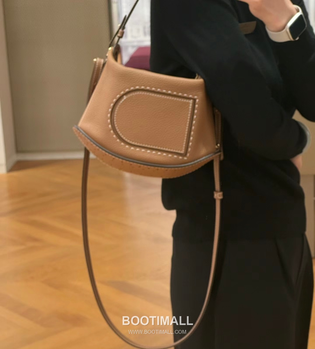 Delvaux Pin Swing Taurillon Soft Calfskin 델보 핀 스윙 토리옹소프트 토트백 29cm 8
