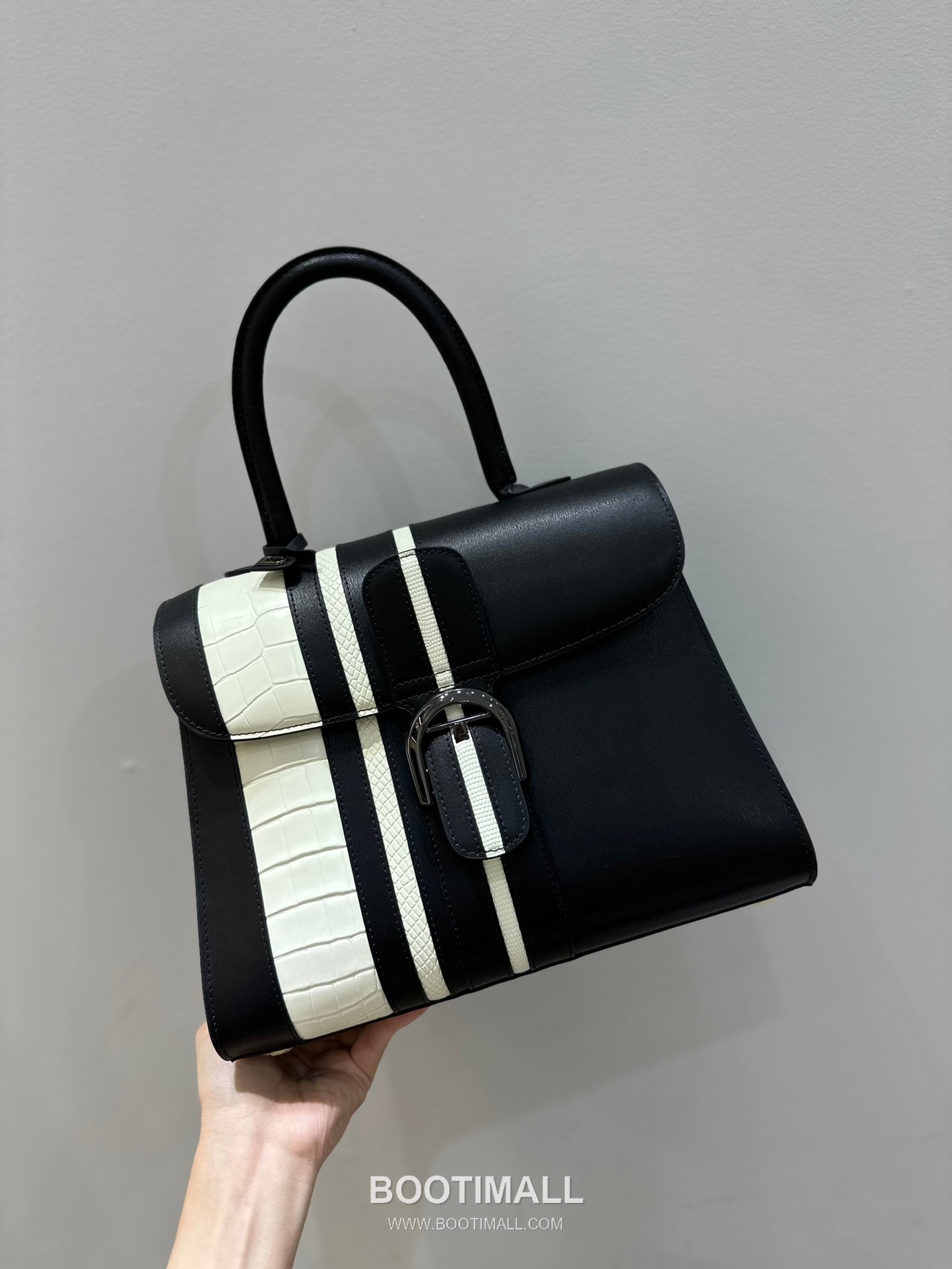 Delvaux Brillant BL Box Calf & Exotic Leather 델보 브리앙 BL 토트 숄더백 28cm 2