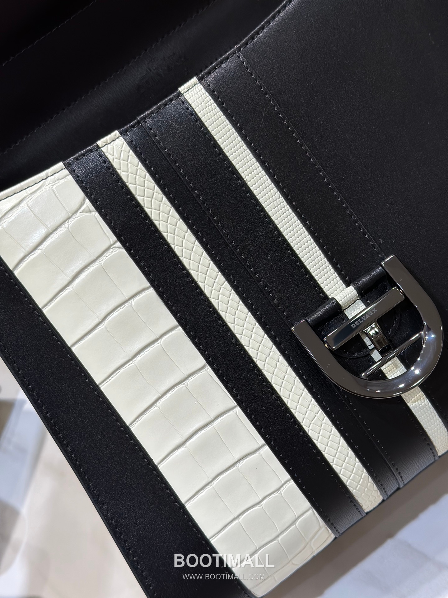 Delvaux Brillant BL Box Calf & Exotic Leather 델보 브리앙 BL 토트 숄더백 28cm 4