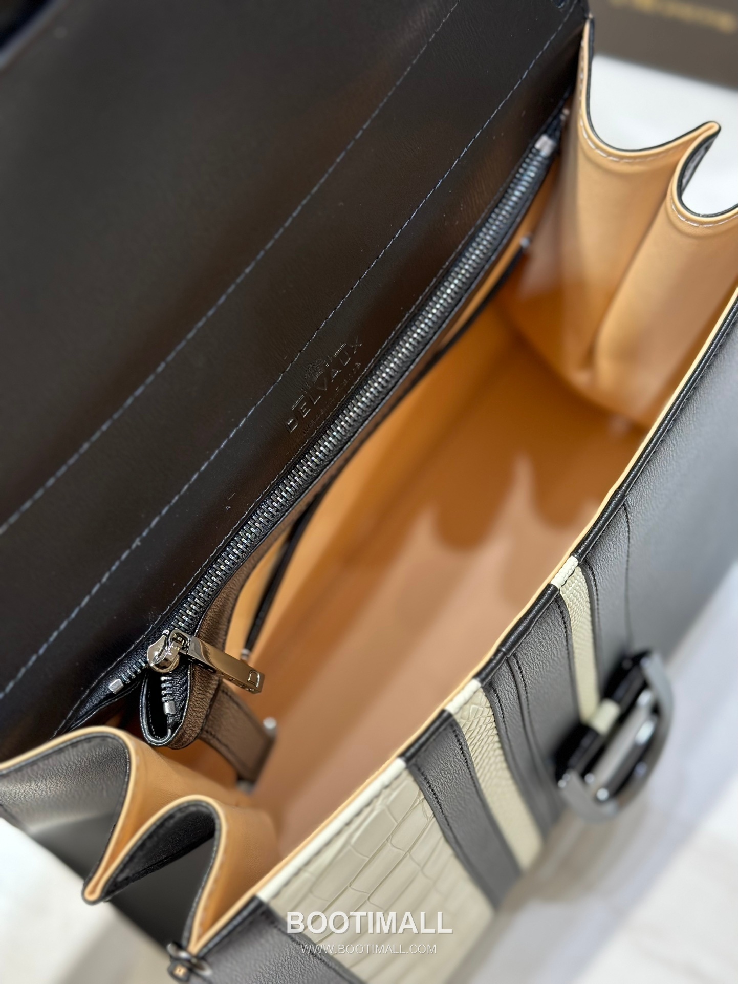 Delvaux Brillant BL Box Calf & Exotic Leather 델보 브리앙 BL 토트 숄더백 28cm 5