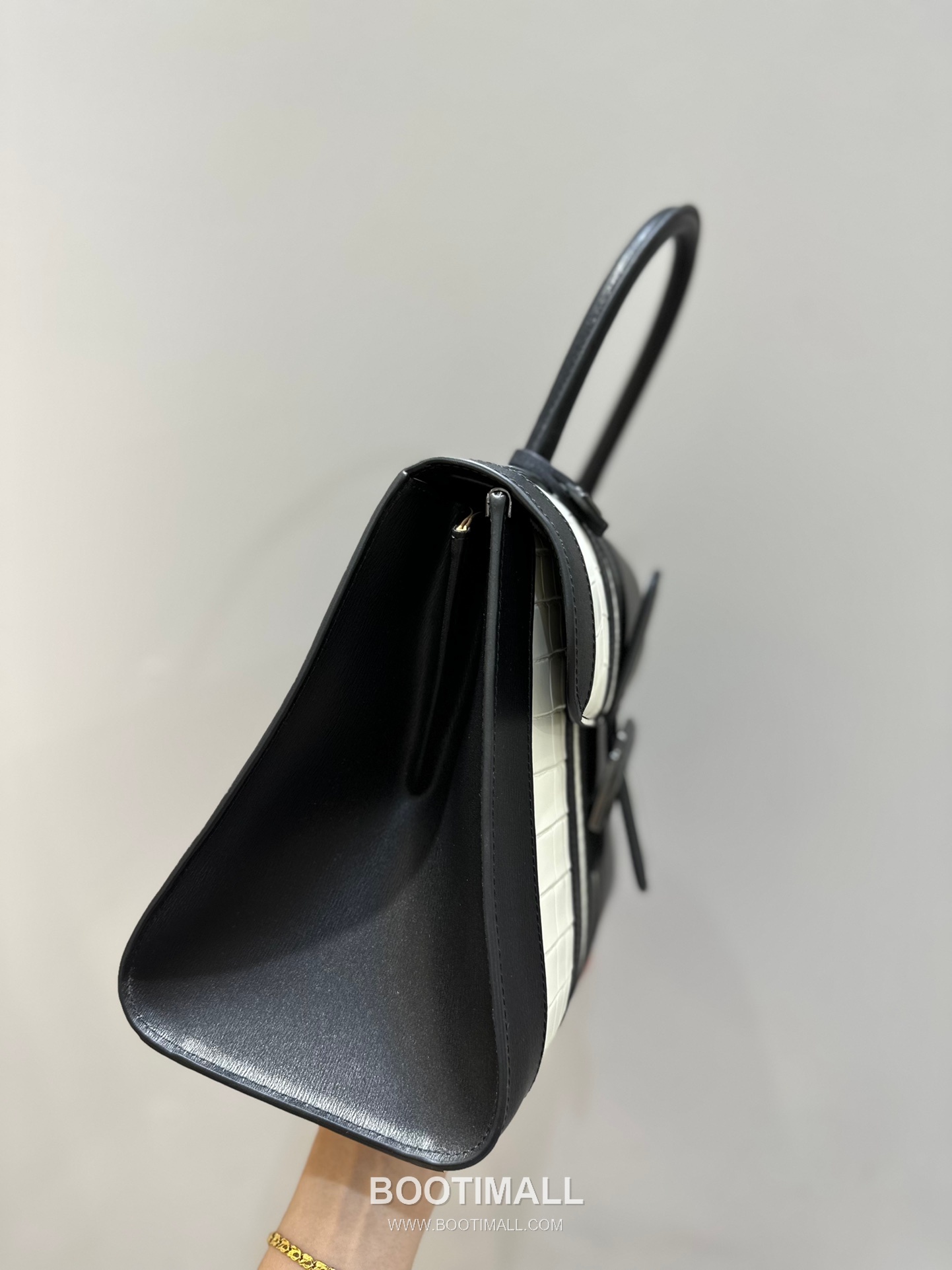 Delvaux Brillant BL Box Calf & Exotic Leather 델보 브리앙 BL 토트 숄더백 28cm 7