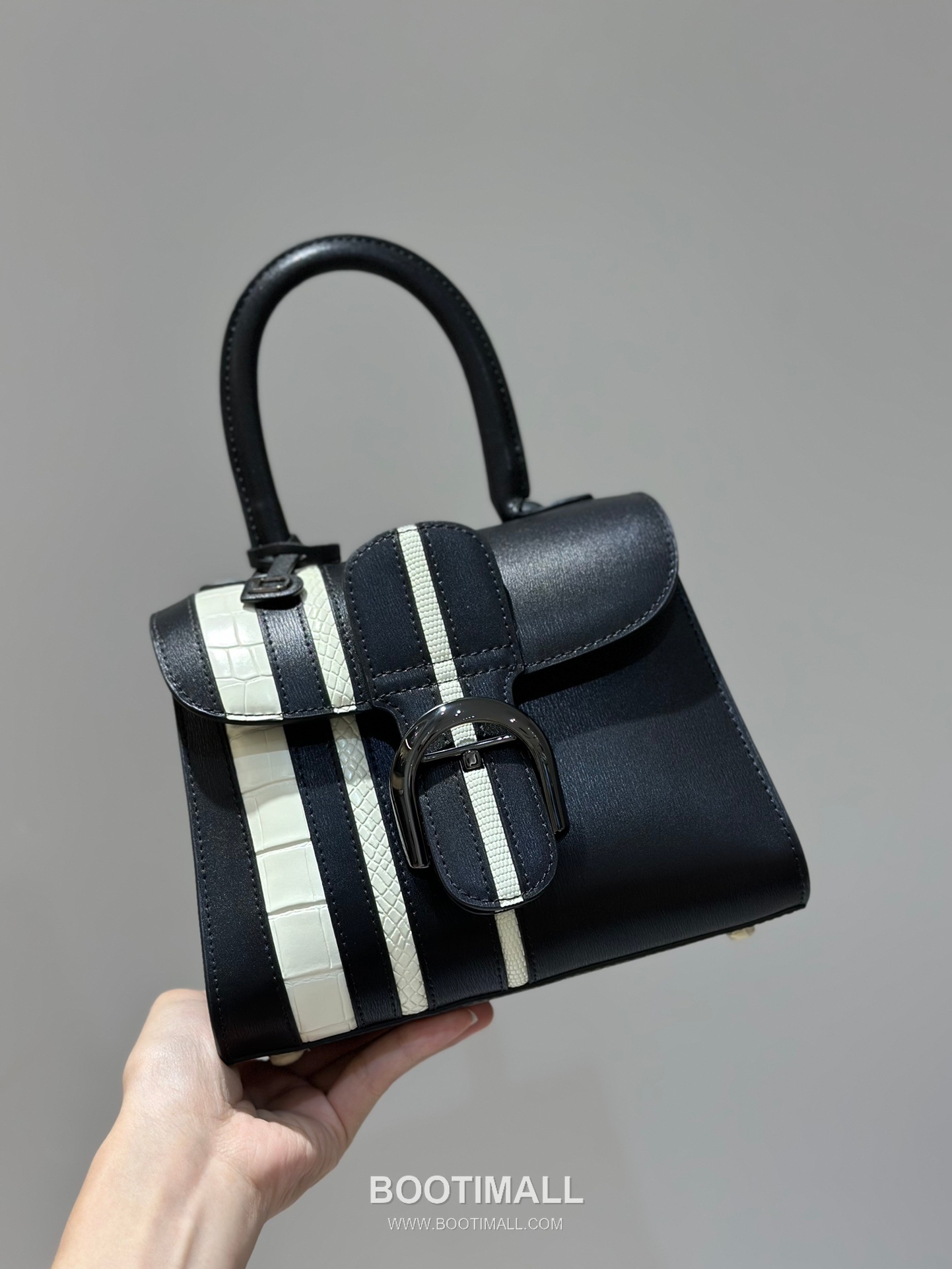 Delvaux Brillant BL Box Calf & Exotic Leather 델보 브리앙 BL 토트 숄더백 20cm 2