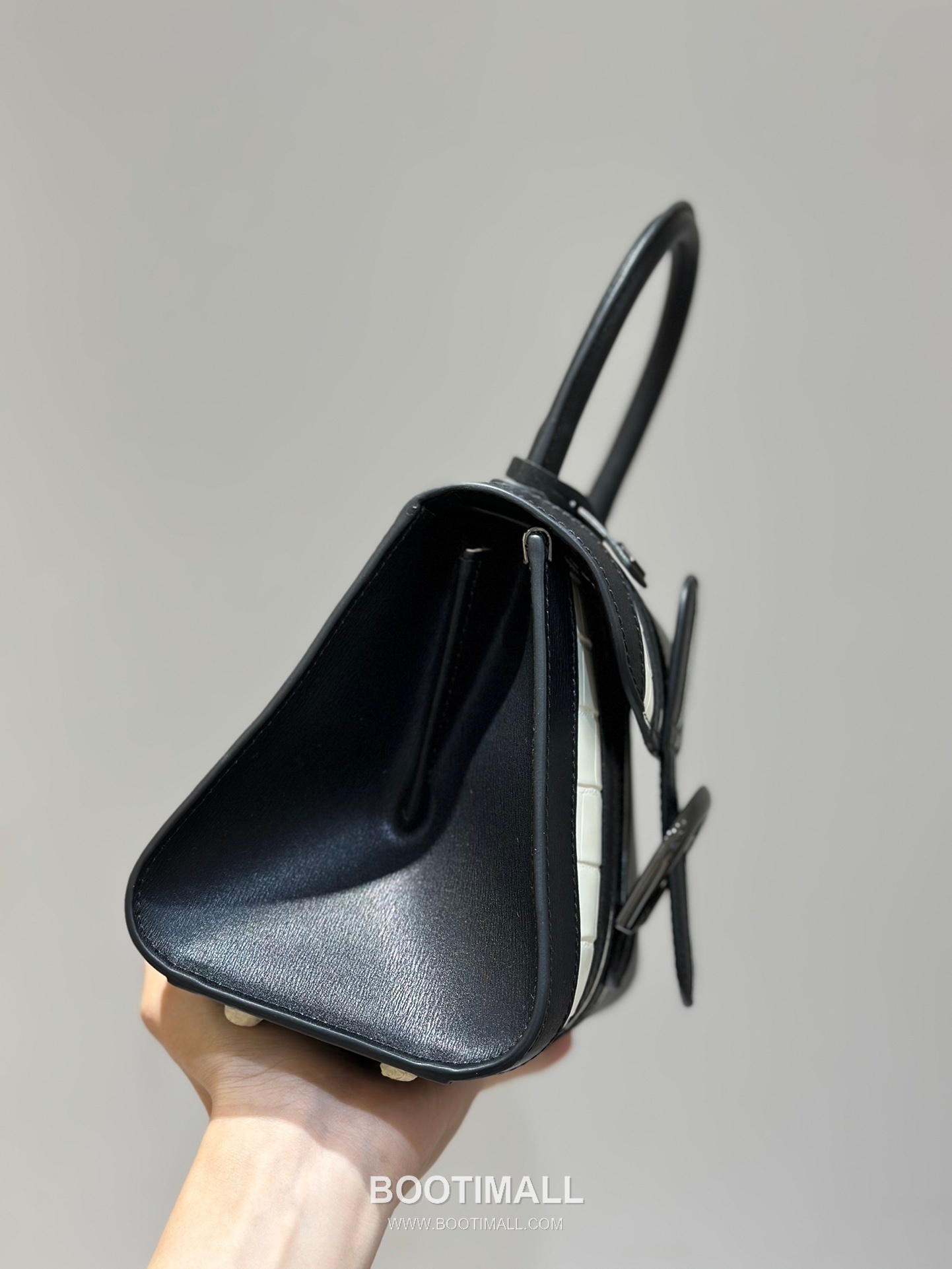 Delvaux Brillant BL Box Calf & Exotic Leather 델보 브리앙 BL 토트 숄더백 20cm 5