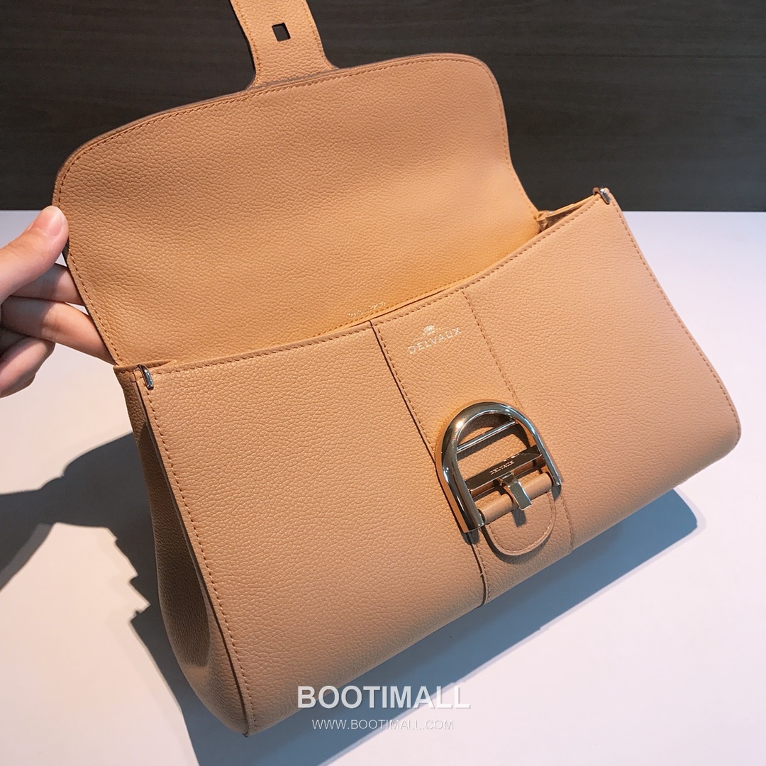 Delvaux Brillant Togo Leather 델보 브리앙 토고 레더 토트 숄더백 28cm 6