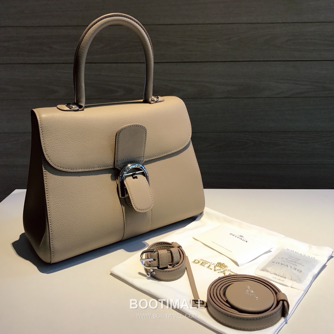 Delvaux Brillant Togo Leather 델보 브리앙 토고 레더 토트 숄더백 28cm 1