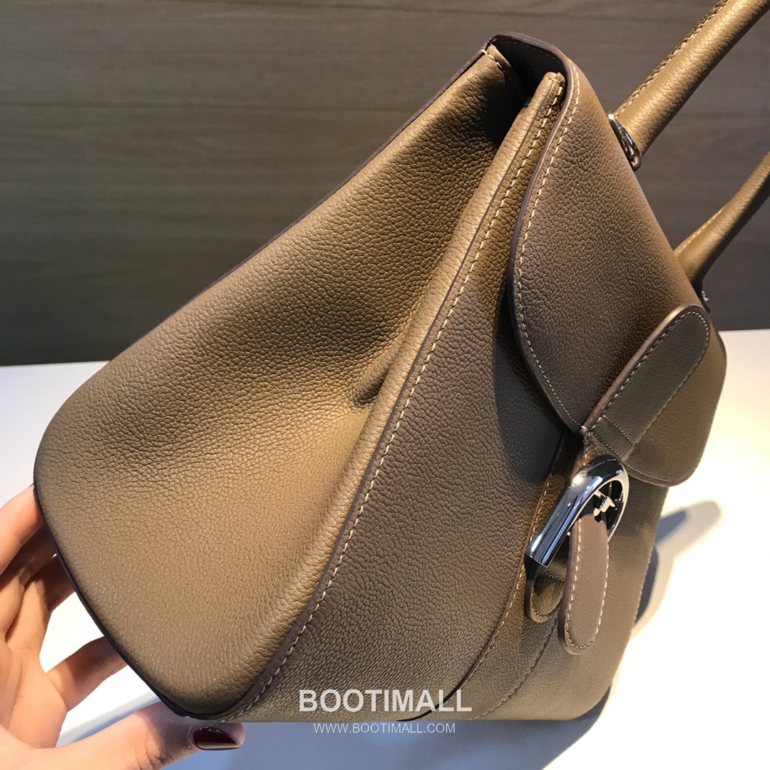 Delvaux Brillant Togo Leather 델보 브리앙 토고 레더 토트 숄더백 28cm 4