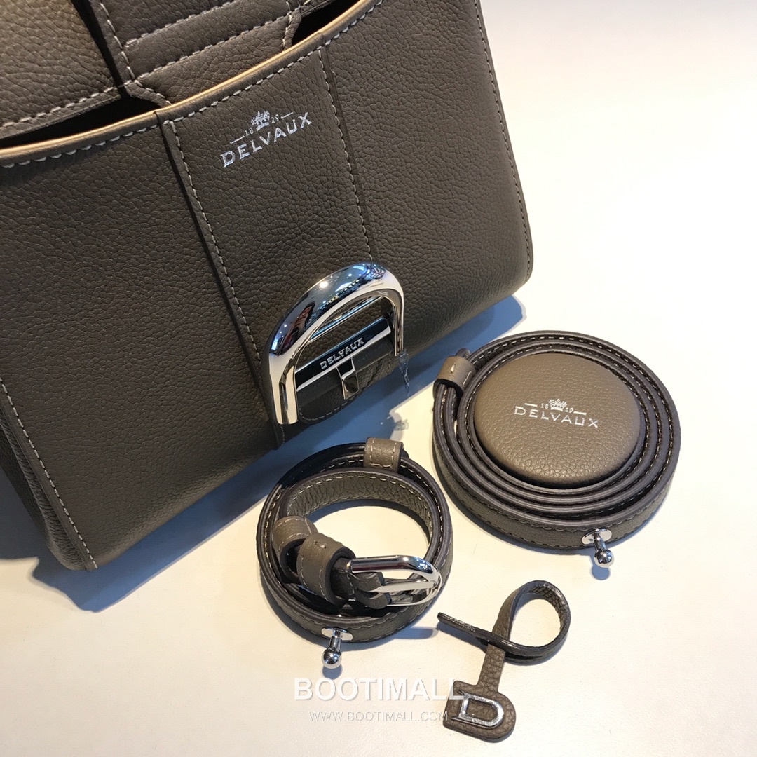 Delvaux Brillant Togo Leather 델보 브리앙 토고 레더 토트 숄더백 20cm 9