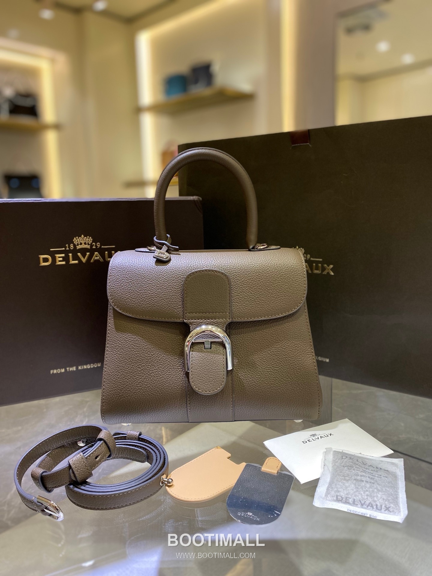 Delvaux Brillant PM Rodéo Calf Leather 델보 브리앙 PM 로데오 카프 토트 숄더백 24cm 1