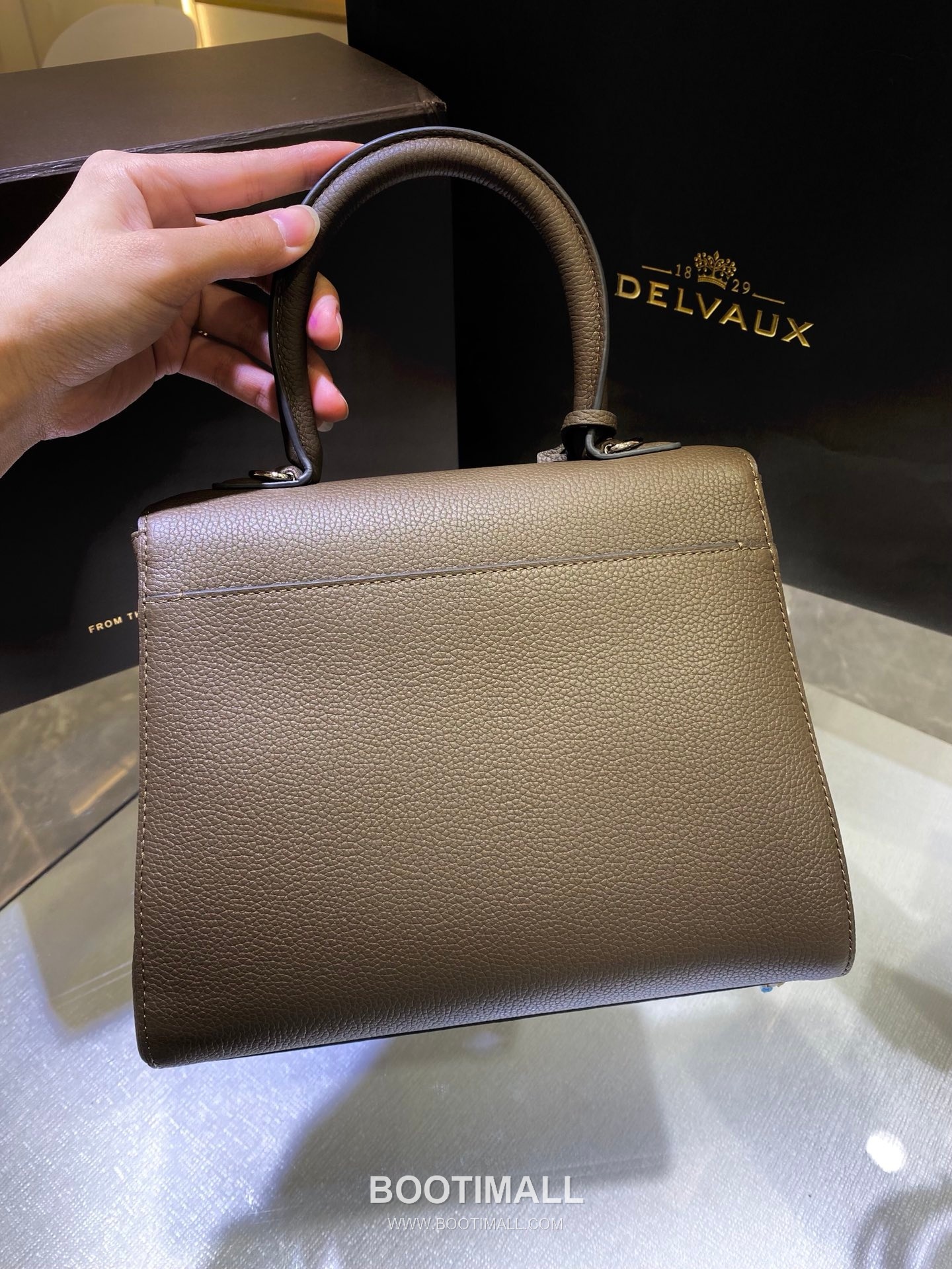 Delvaux Brillant PM Rodéo Calf Leather 델보 브리앙 PM 로데오 카프 토트 숄더백 24cm 3
