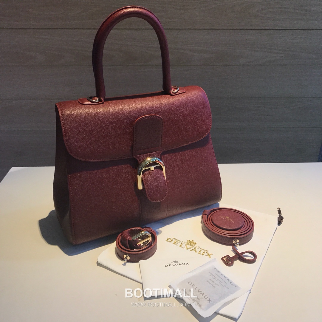 Delvaux Brillant Togo Leather 델보 브리앙 토고 레더 토트 숄더백 28cm 1