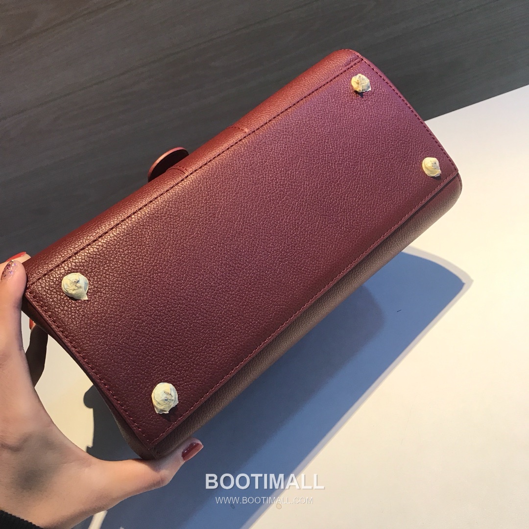 Delvaux Brillant Togo Leather 델보 브리앙 토고 레더 토트 숄더백 28cm 9