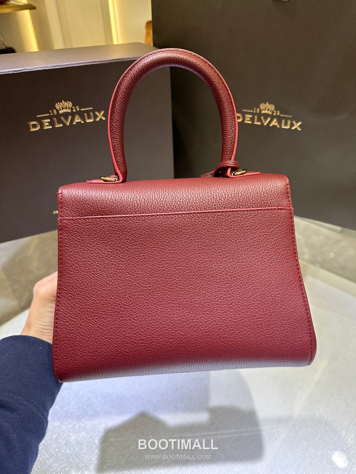 Delvaux Brillant PM Rodéo Calf Leather 델보 브리앙 PM 로데오 카프 토트 숄더백 24cm 3