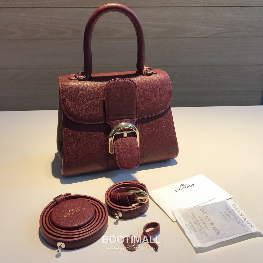Delvaux Brillant Togo Leather 델보 브리앙 토고 레더 토트 숄더백 20cm 1