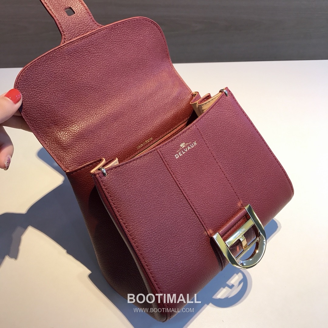 Delvaux Brillant Togo Leather 델보 브리앙 토고 레더 토트 숄더백 20cm 6