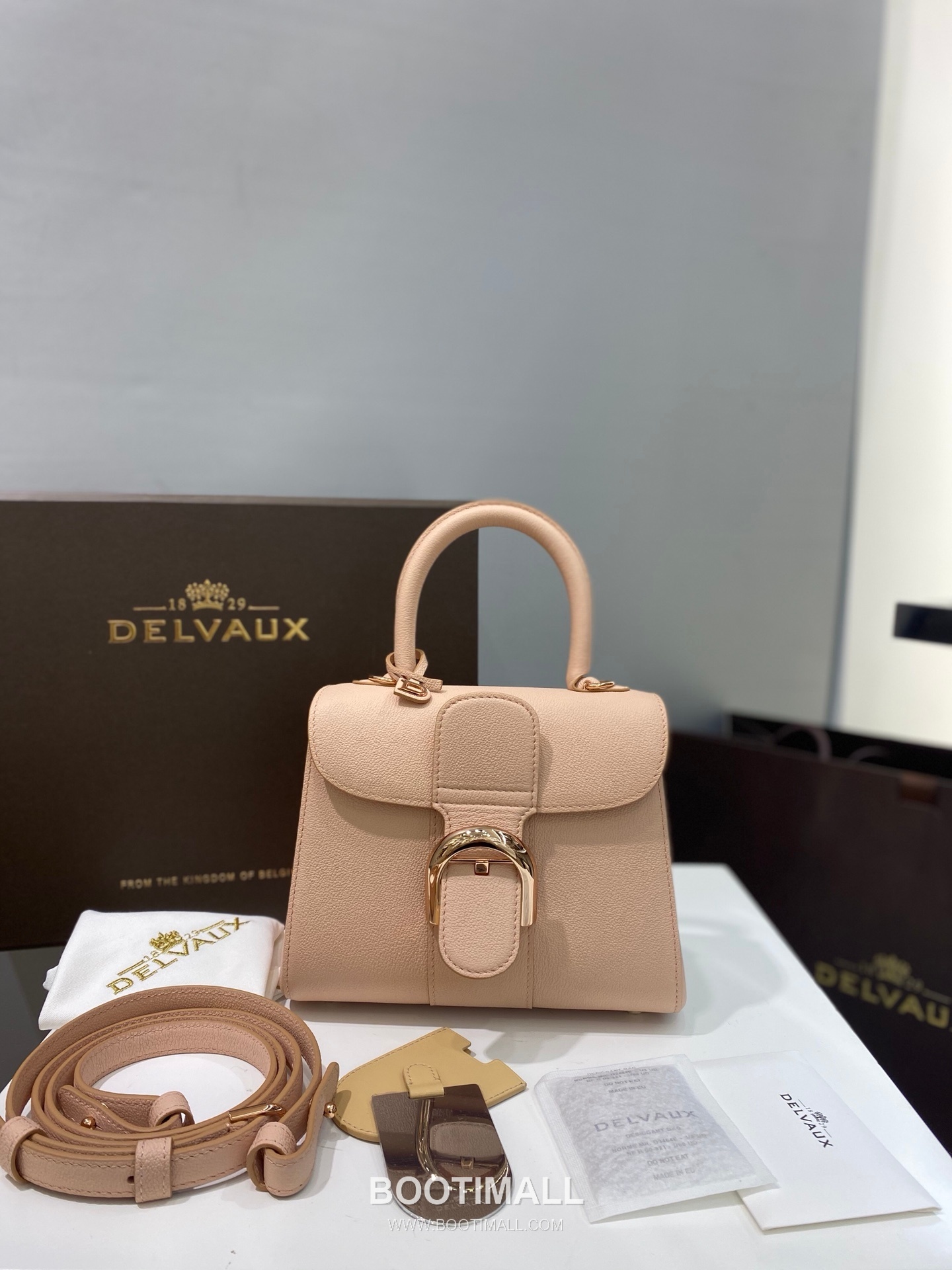 Delvaux Brillant Togo Leather 델보 브리앙 토고 레더 토트 숄더백 20cm 7