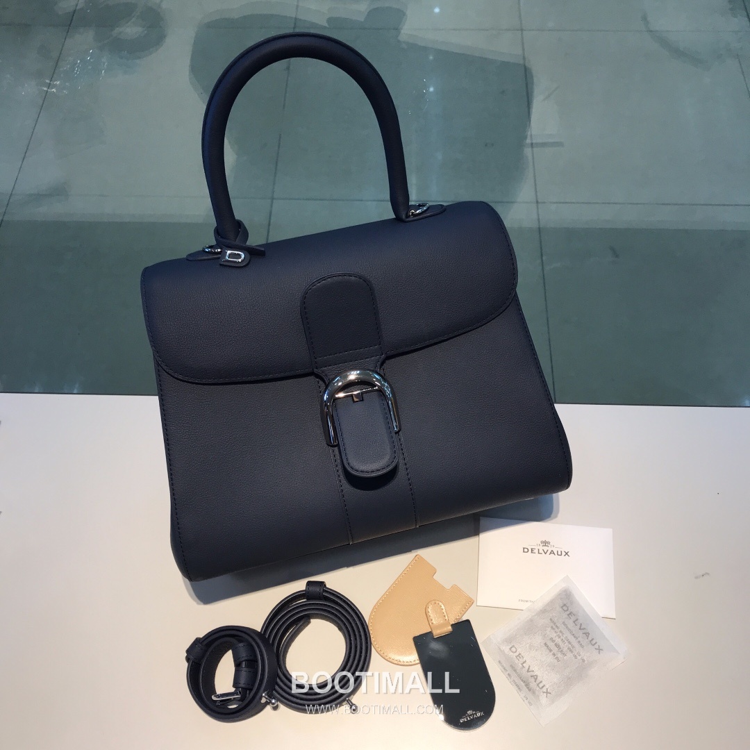 Delvaux Brillant Togo Leather 델보 브리앙 토고 레더 토트 숄더백 28cm 1
