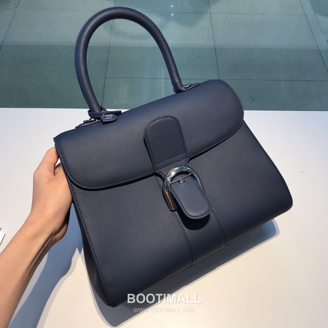 Delvaux Brillant Togo Leather 델보 브리앙 토고 레더 토트 숄더백 28cm 2