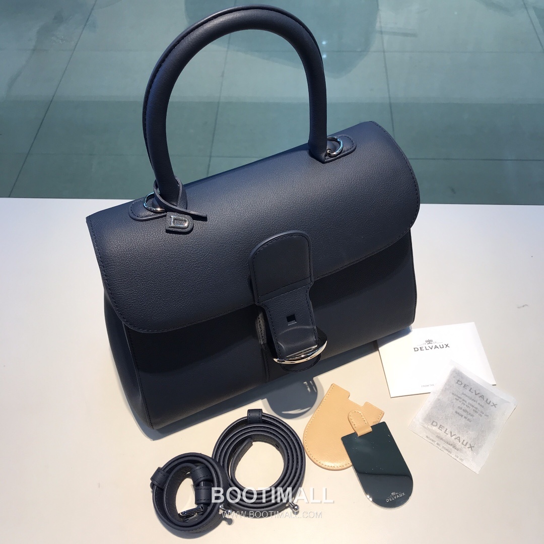 Delvaux Brillant Togo Leather 델보 브리앙 토고 레더 토트 숄더백 28cm 4