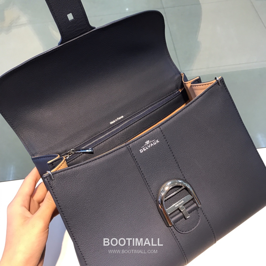 Delvaux Brillant Togo Leather 델보 브리앙 토고 레더 토트 숄더백 28cm 6