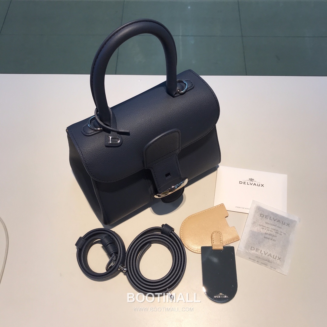 Delvaux Brillant Togo Leather 델보 브리앙 토고 레더 토트 숄더백 20cm 4