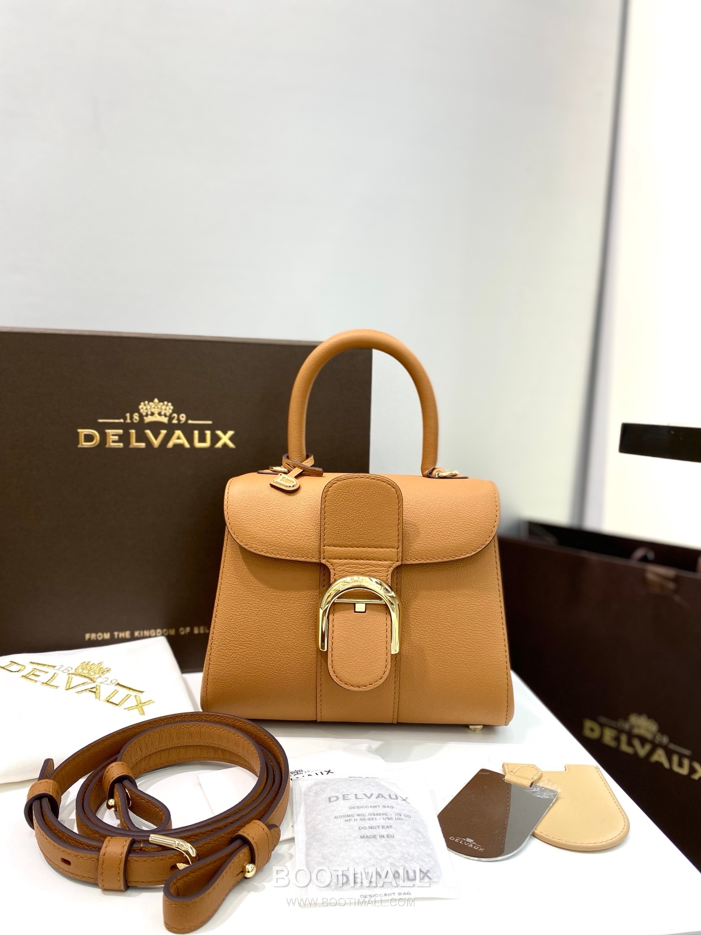 Delvaux Brillant Togo Leather 델보 브리앙 토고 레더 토트 숄더백 20cm 1