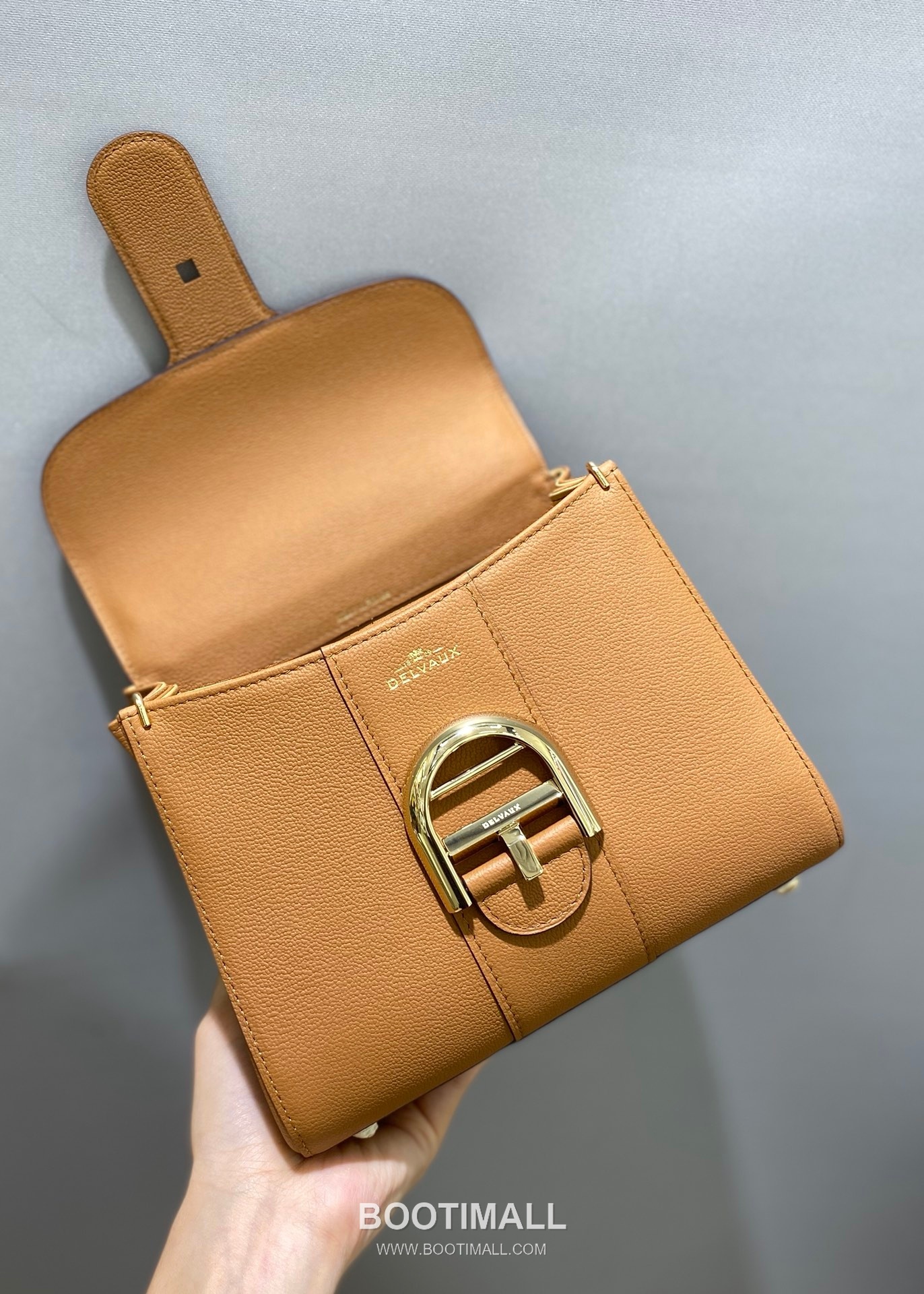 Delvaux Brillant Togo Leather 델보 브리앙 토고 레더 토트 숄더백 20cm 6