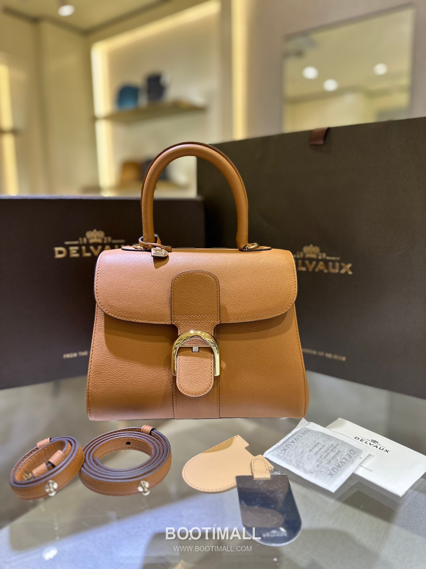 Delvaux Brillant PM Rodéo Calf Leather 델보 브리앙 PM 로데오 카프 토트 숄더백 24cm 1