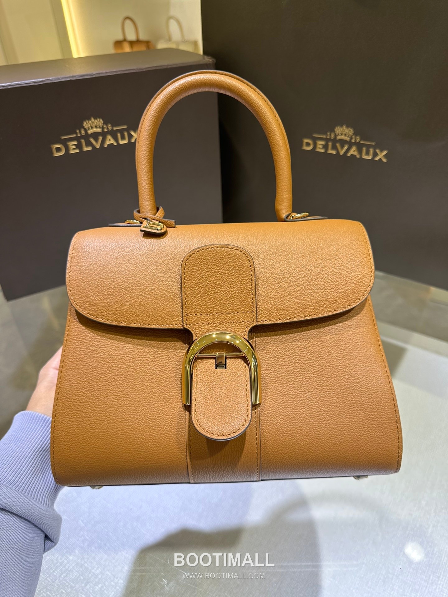 Delvaux Brillant PM Rodéo Calf Leather 델보 브리앙 PM 로데오 카프 토트 숄더백 24cm 2