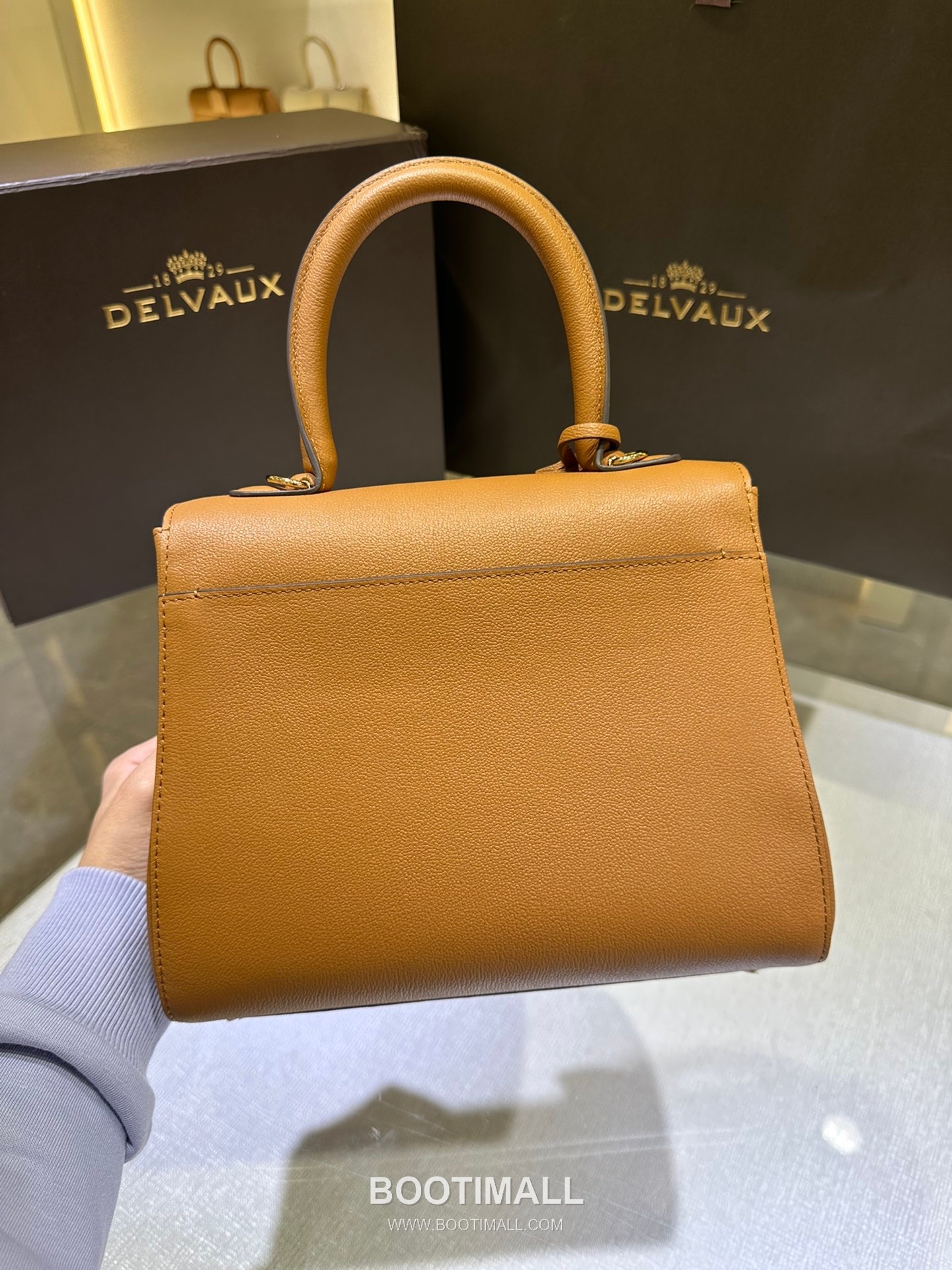 Delvaux Brillant PM Rodéo Calf Leather 델보 브리앙 PM 로데오 카프 토트 숄더백 24cm 3