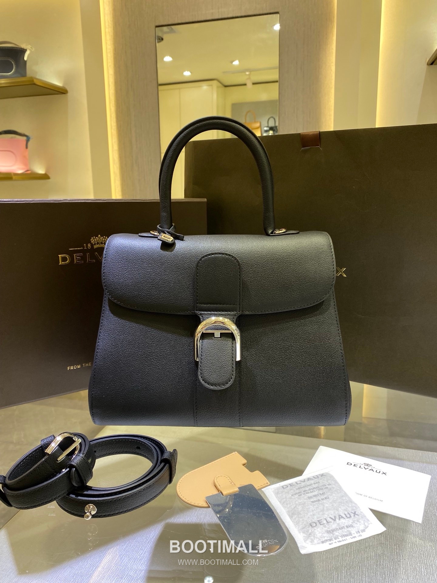 Delvaux Brillant Togo Leather 델보 브리앙 토고 레더 토트 숄더백 28cm 1