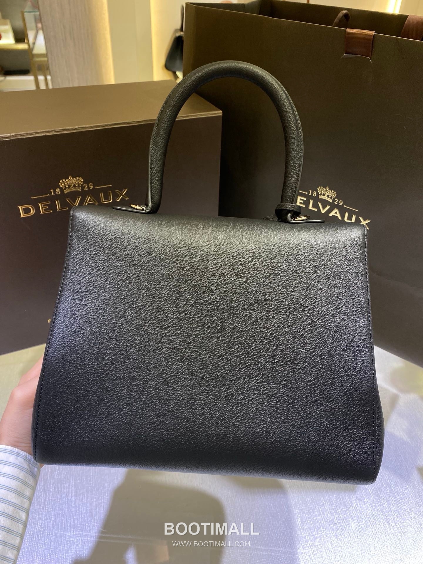 Delvaux Brillant Togo Leather 델보 브리앙 토고 레더 토트 숄더백 28cm 3