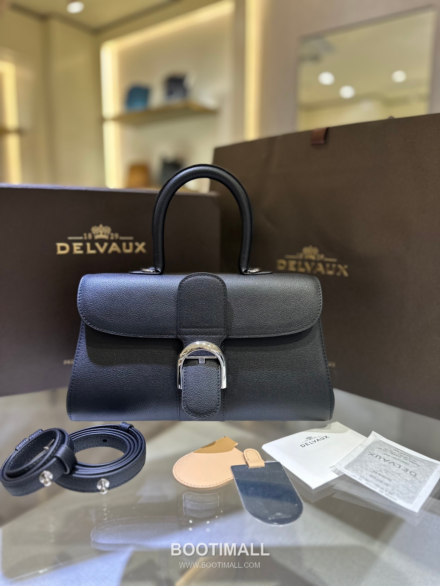 Delvaux Brillant Togo Leather 델보 브리앙 토고 레더 토트 숄더백 28cm 1