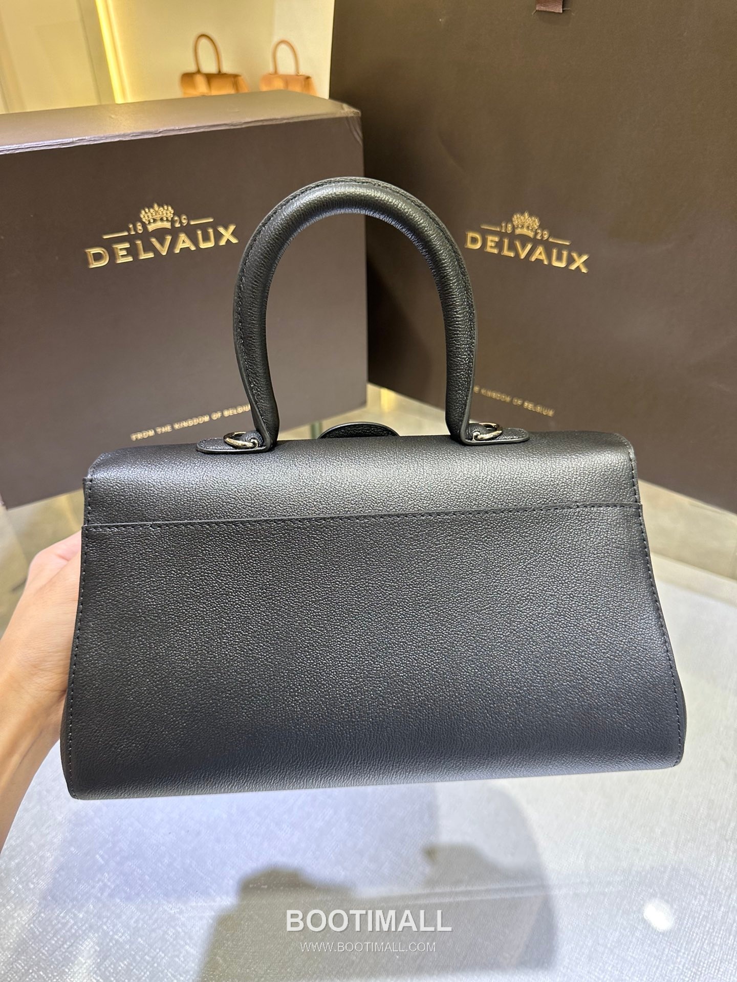 Delvaux Brillant Togo Leather 델보 브리앙 토고 레더 토트 숄더백 28cm 3
