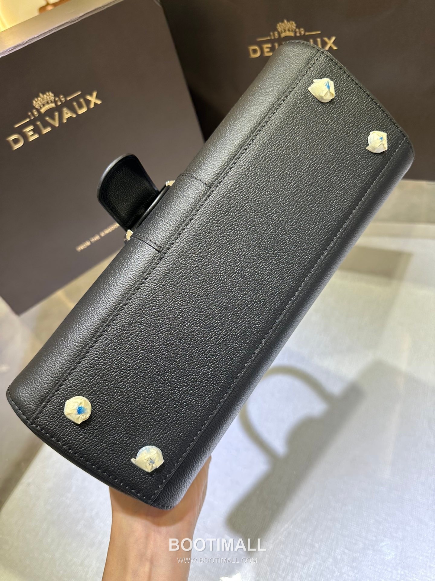 Delvaux Brillant Togo Leather 델보 브리앙 토고 레더 토트 숄더백 28cm 5