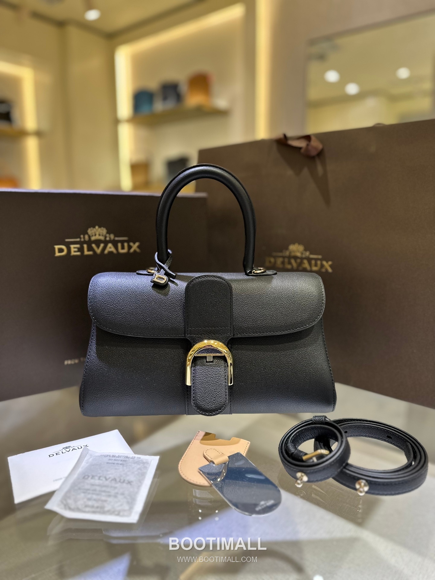 Delvaux Brillant Togo Leather 델보 브리앙 토고 레더 토트 숄더백 28cm 1