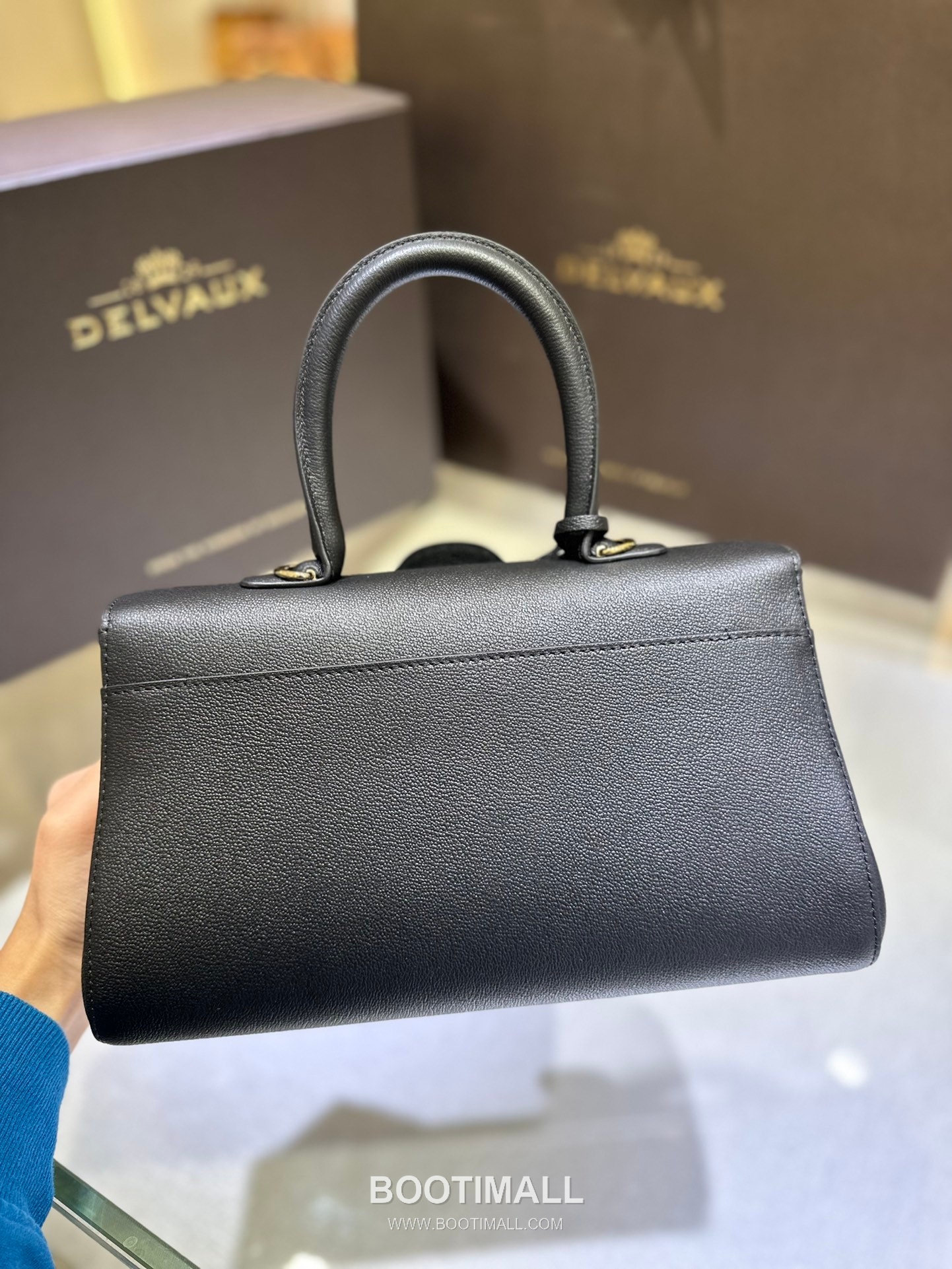 Delvaux Brillant Togo Leather 델보 브리앙 토고 레더 토트 숄더백 28cm 3