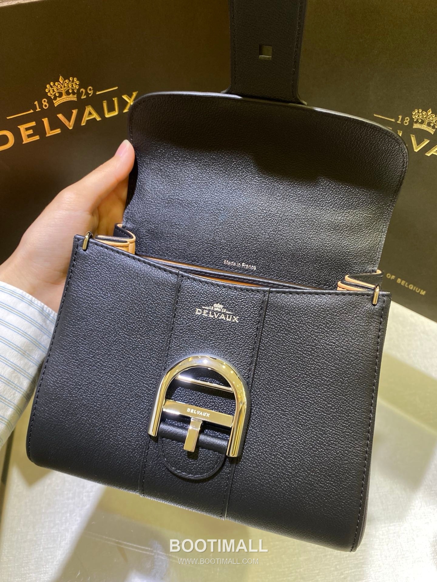 Delvaux Brillant Togo Leather 델보 브리앙 토고 레더 토트 숄더백 20cm 5