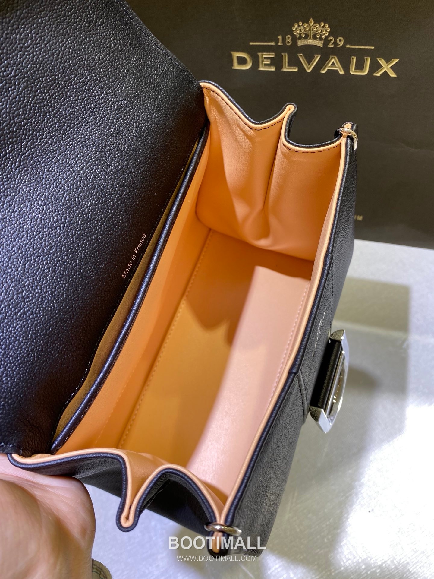 Delvaux Brillant Togo Leather 델보 브리앙 토고 레더 토트 숄더백 20cm 6