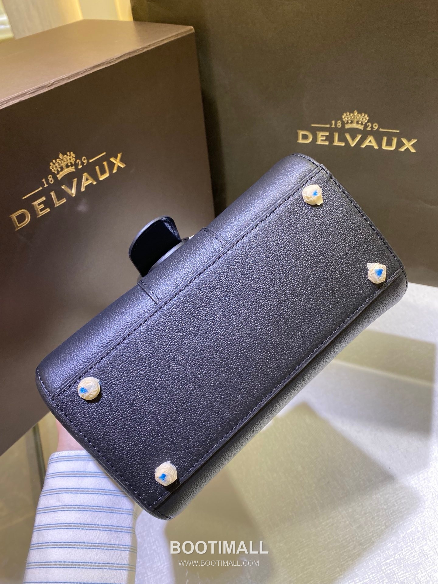Delvaux Brillant Togo Leather 델보 브리앙 토고 레더 토트 숄더백 20cm 9