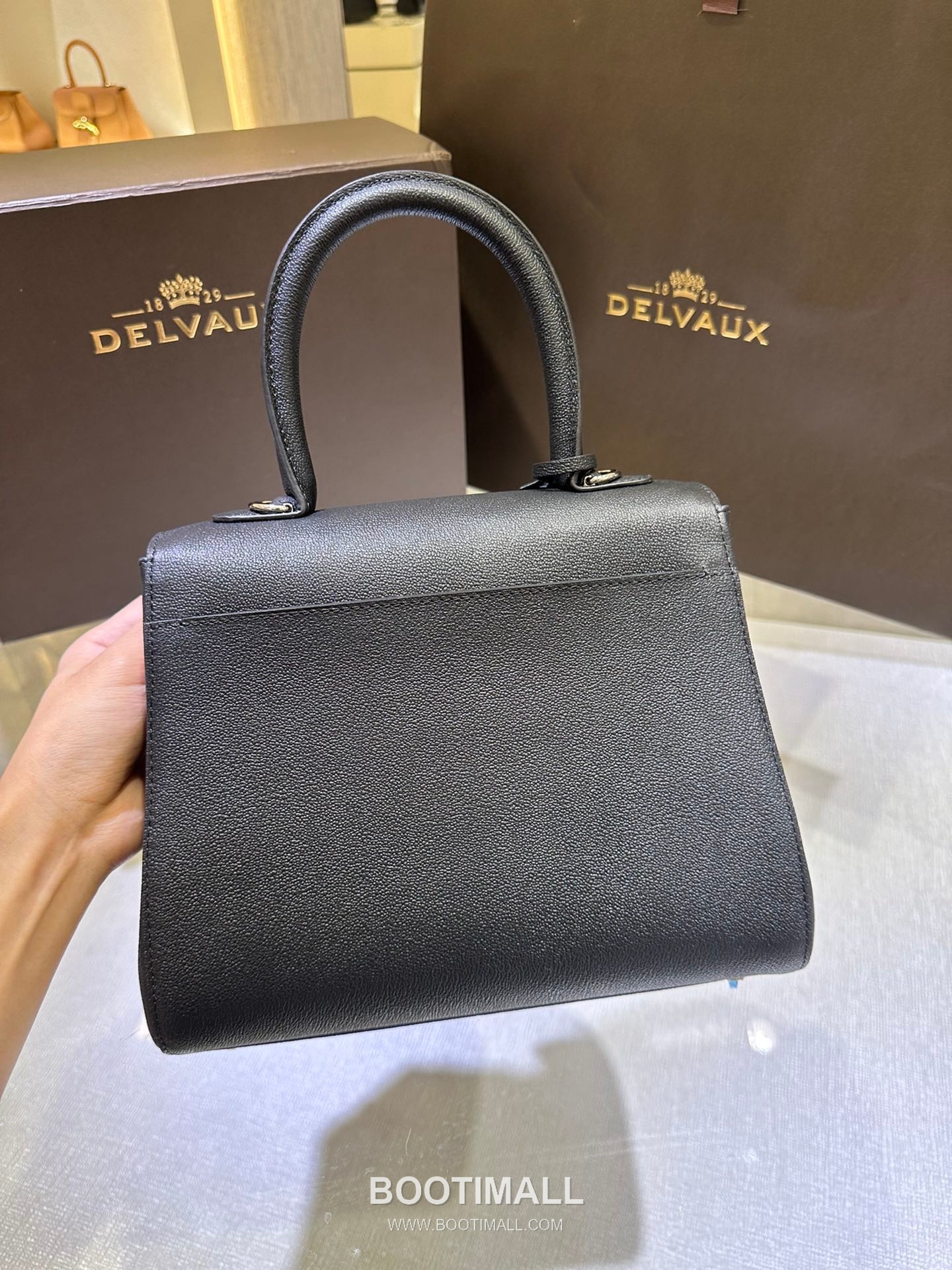 Delvaux Brillant PM Rodéo Calf Leather 델보 브리앙 PM 로데오 카프 토트 숄더백 24cm 3