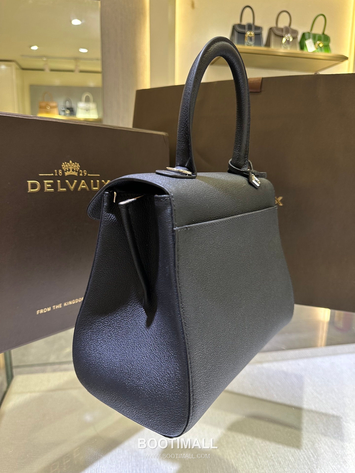 Delvaux Brillant PM Rodéo Calf Leather 델보 브리앙 PM 로데오 카프 토트 숄더백 24cm 4