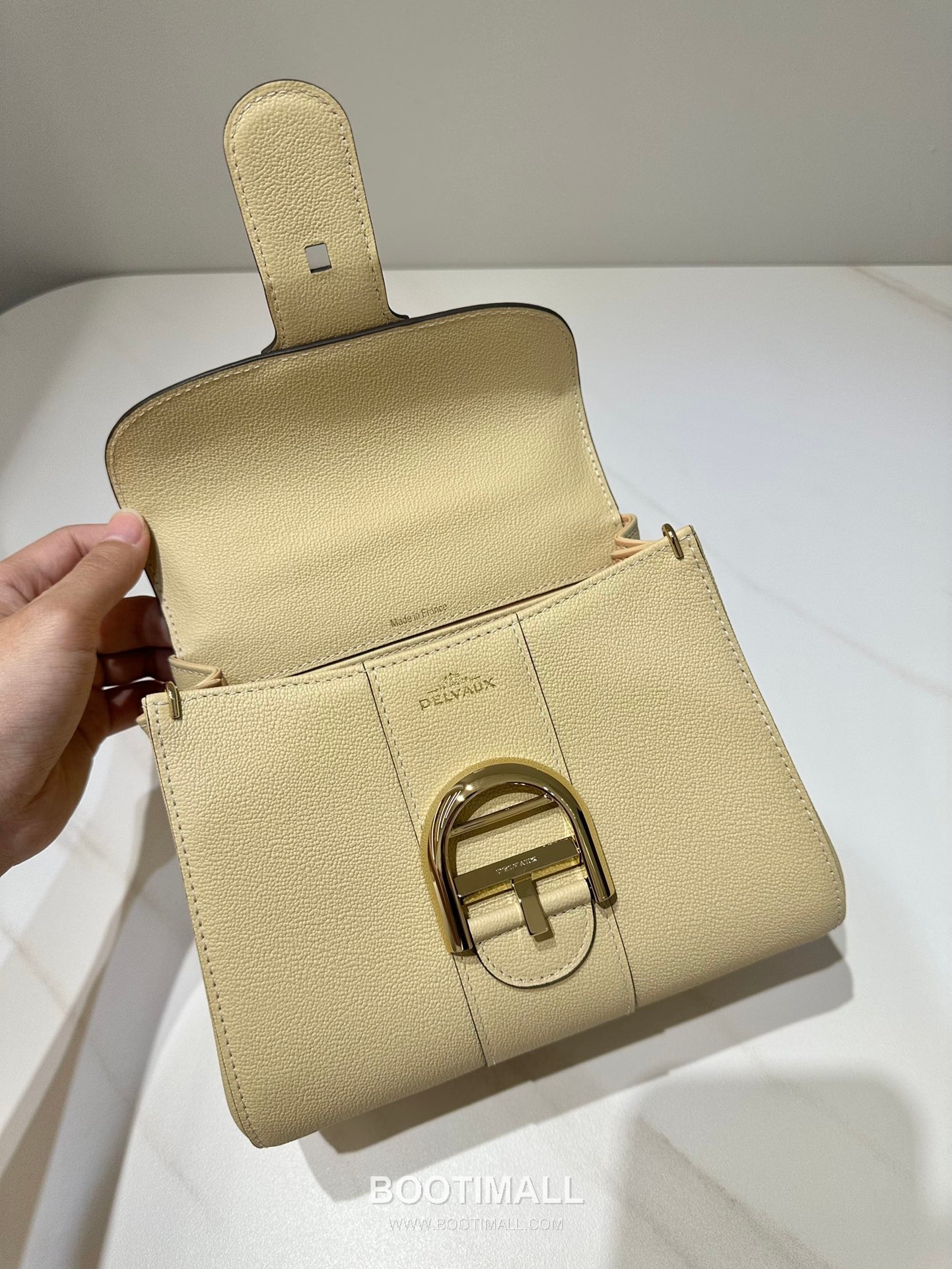 Delvaux Brillant Togo Leather 델보 브리앙 토고 레더 토트 숄더백 20cm 5
