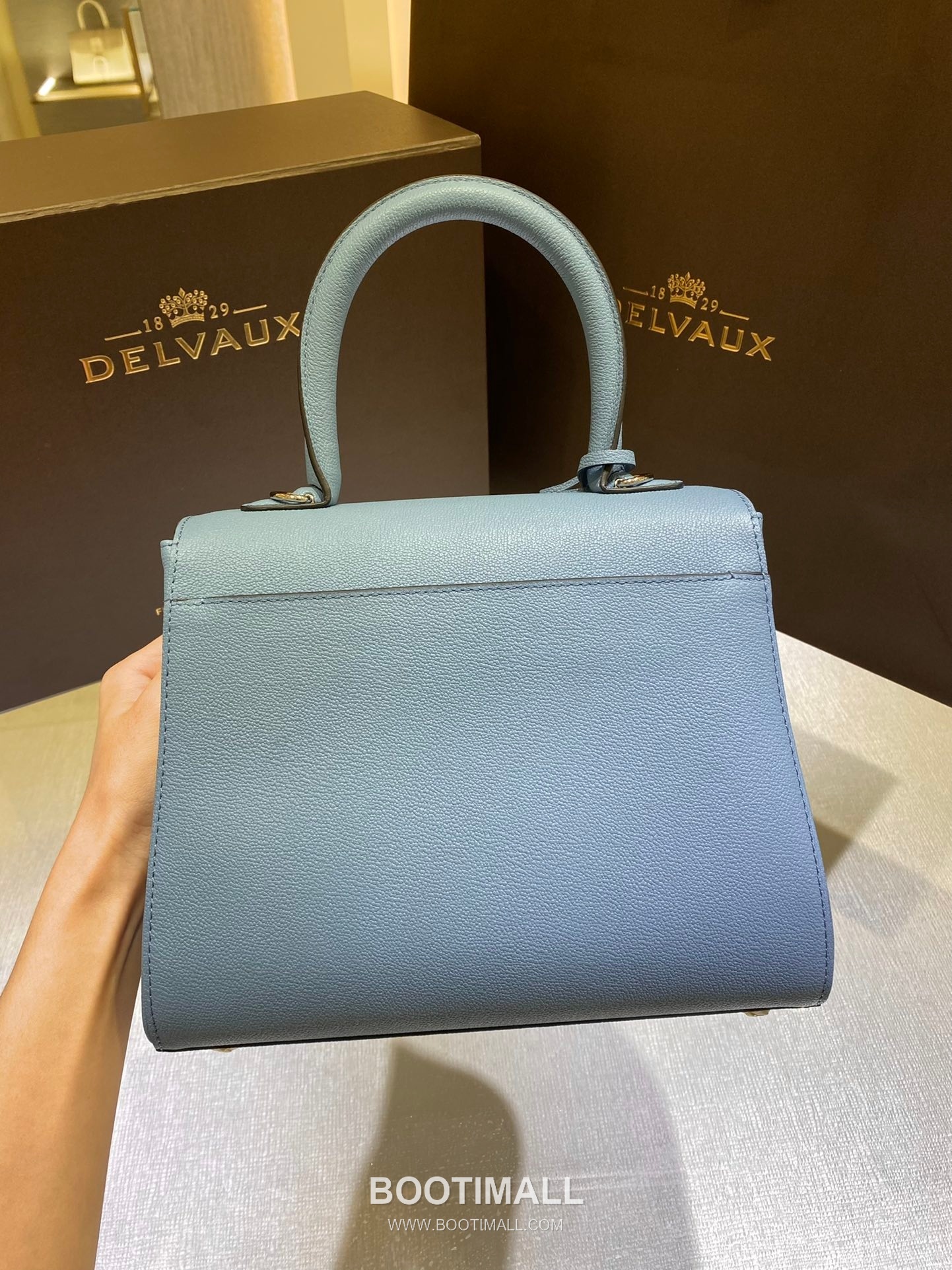 Delvaux Brillant PM Rodéo Calf Leather 델보 브리앙 PM 로데오 카프 토트 숄더백 24cm 3