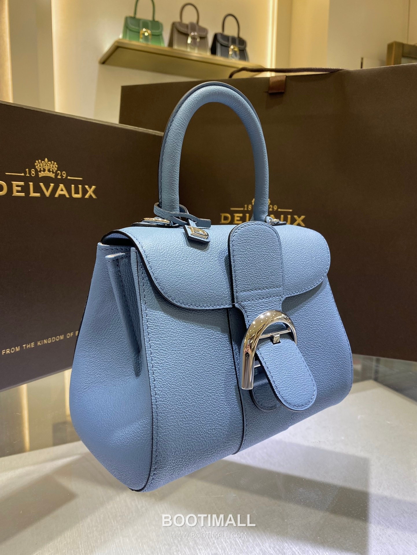 Delvaux Brillant Mini Rodéo Calf Leather 델보 브리앙 미니 로데오 카프 토트 숄더백 20cm 2