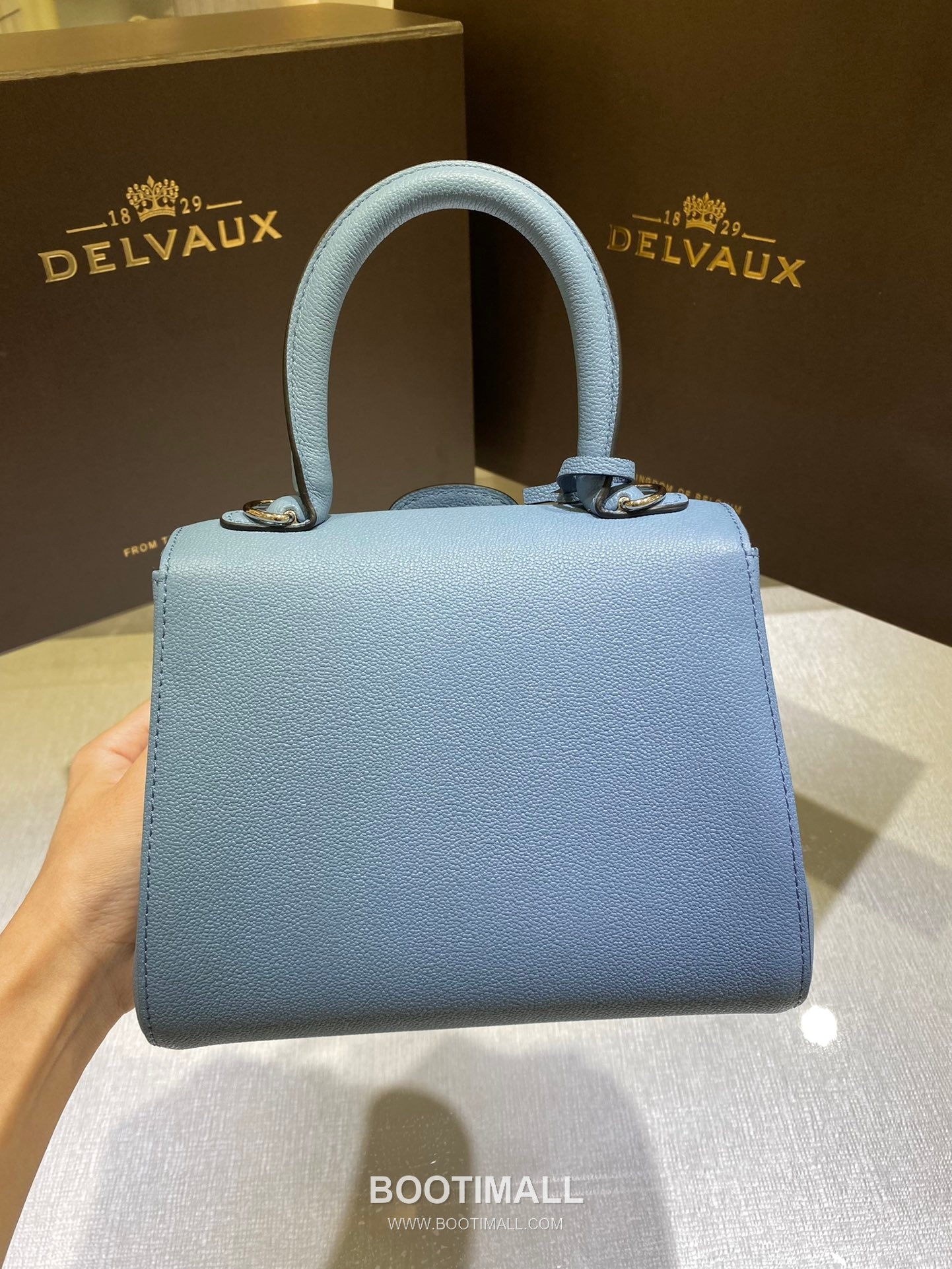 Delvaux Brillant Mini Rodéo Calf Leather 델보 브리앙 미니 로데오 카프 토트 숄더백 20cm 4
