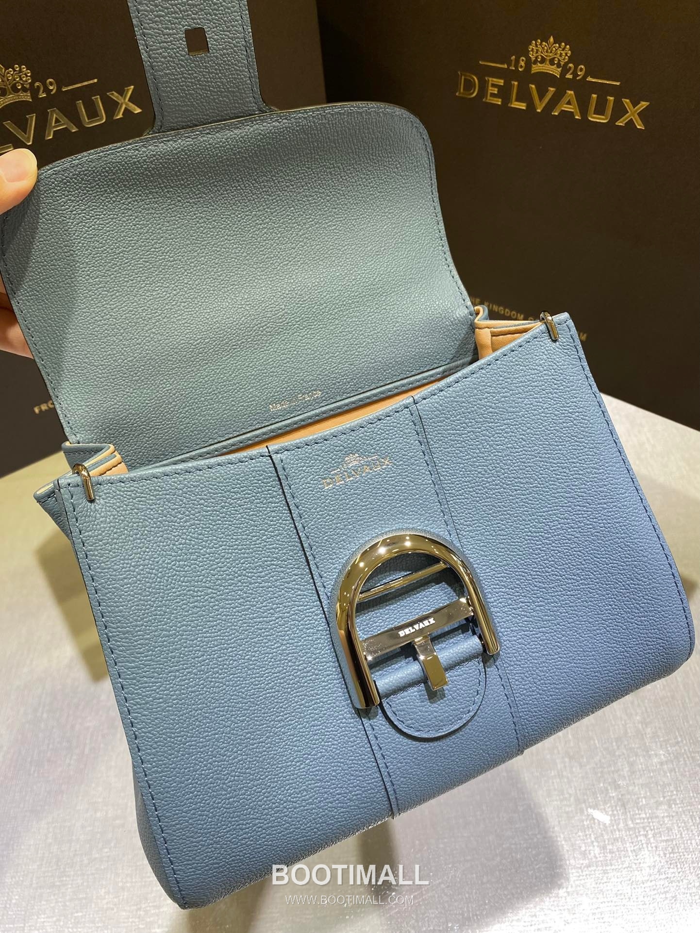 Delvaux Brillant Mini Rodéo Calf Leather 델보 브리앙 미니 로데오 카프 토트 숄더백 20cm 7