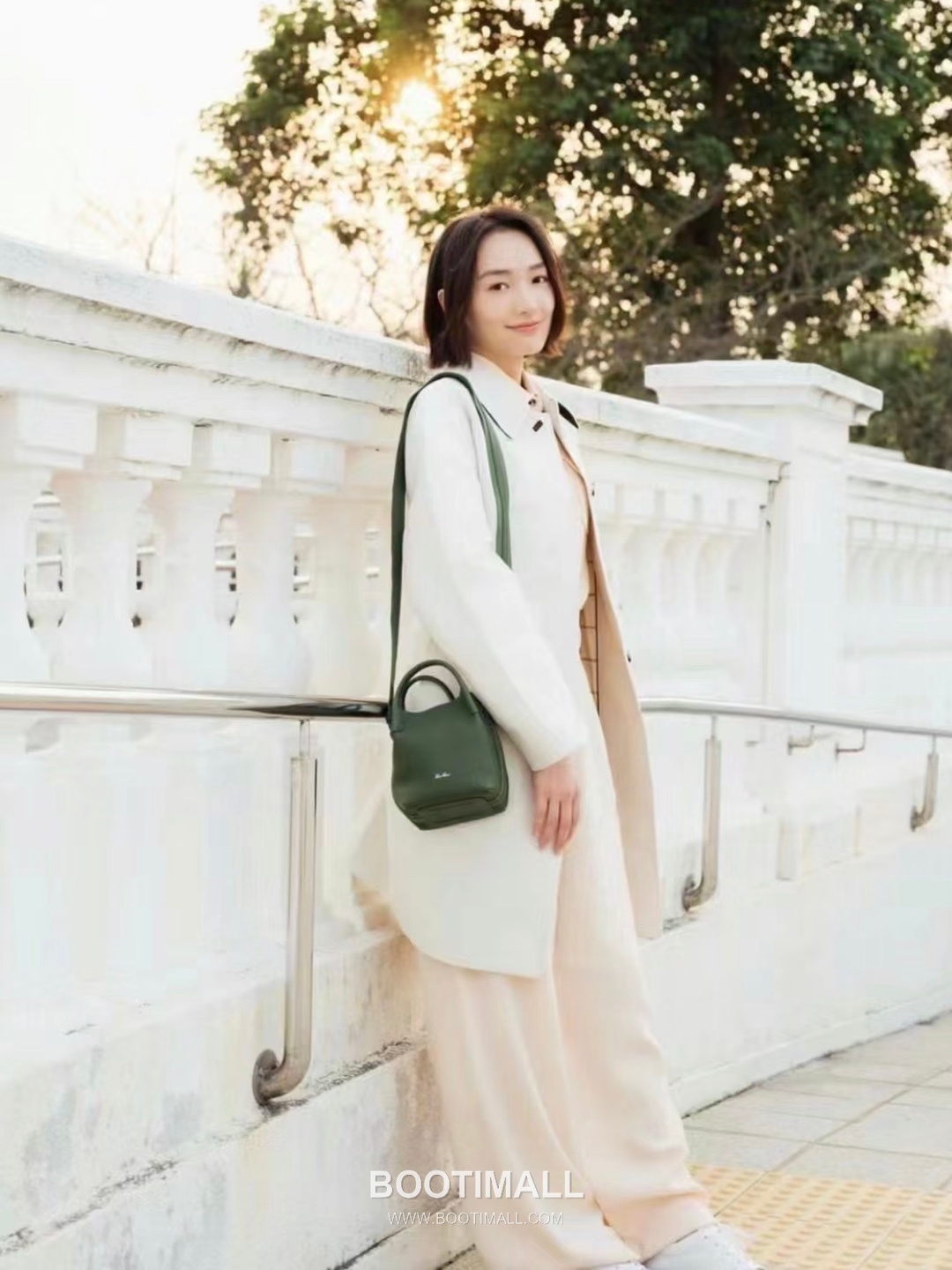 Loro Piana Mini Bucket Dark Green Bag 로로피아나 미니 버킷 다크그린 2