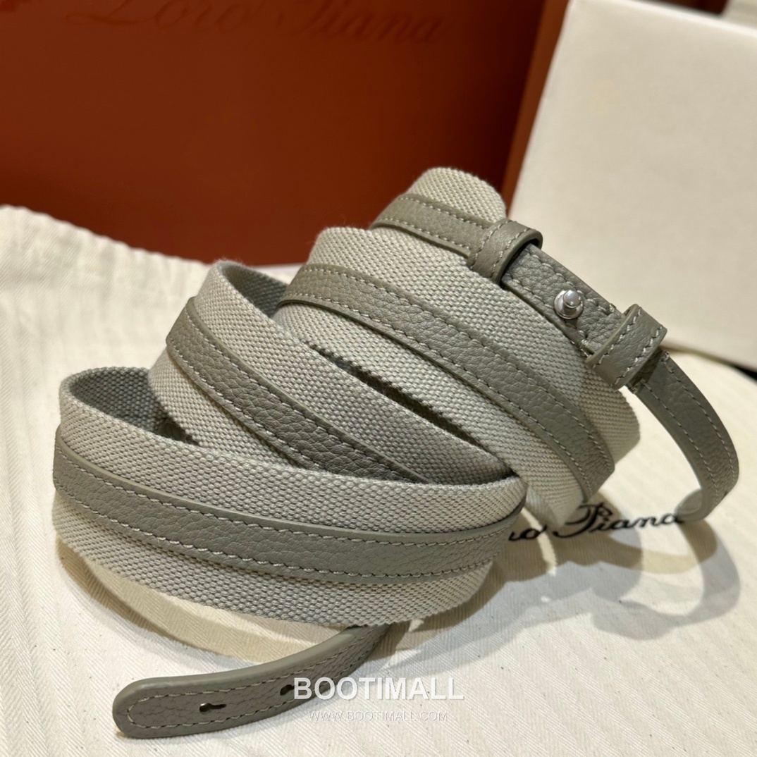Loro Piana Bucket Calfskin Milk Tea Beige Bag 로로피아나 버킷 카프스킨 밀크티베이지 16cm 12